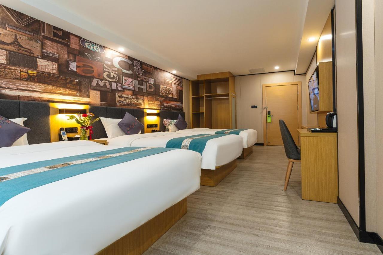 Amemouillage Inn - Guangzhou Railway Station Xicun Metro Station المظهر الخارجي الصورة